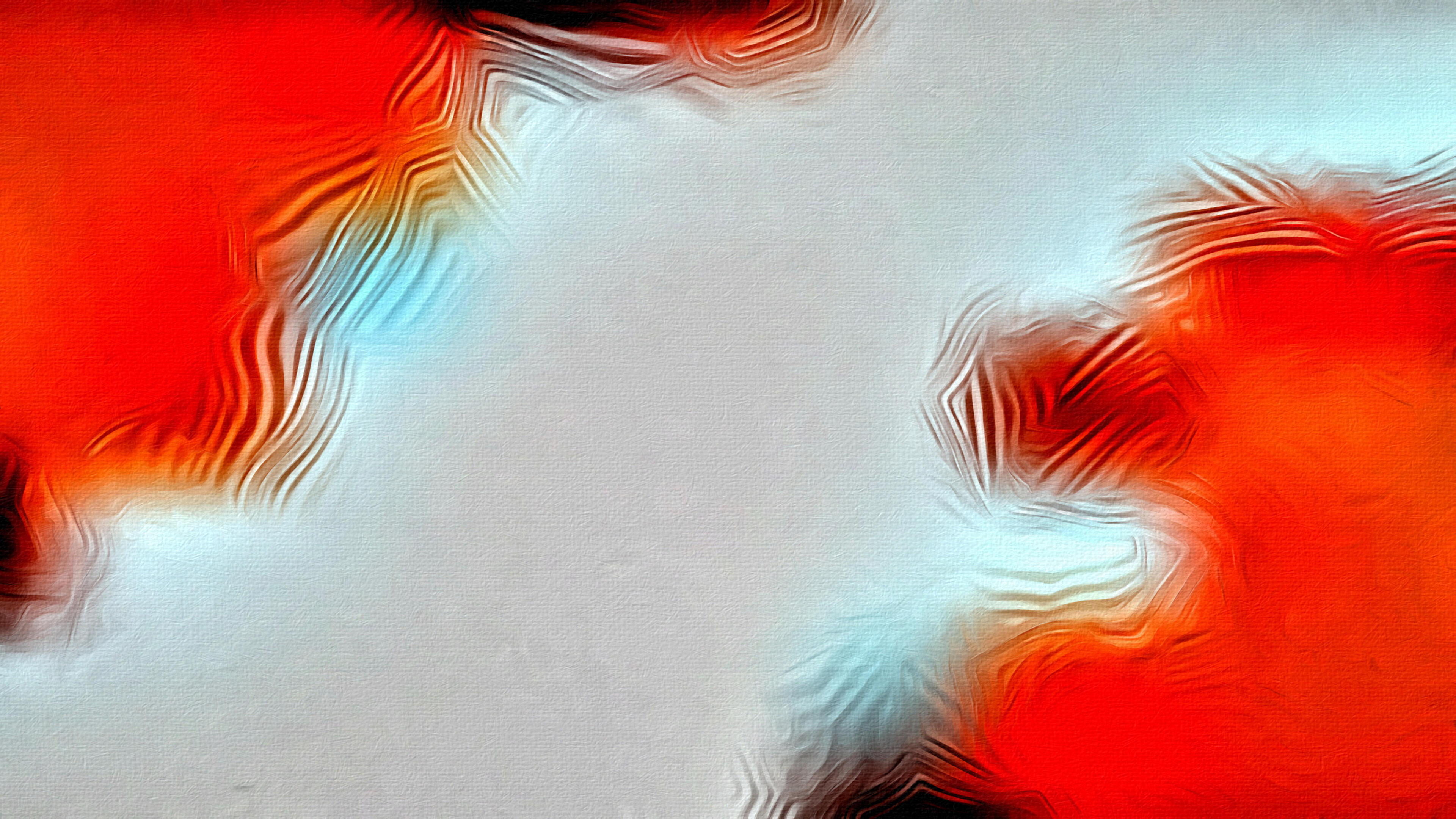 Swirling Abstract Red and White