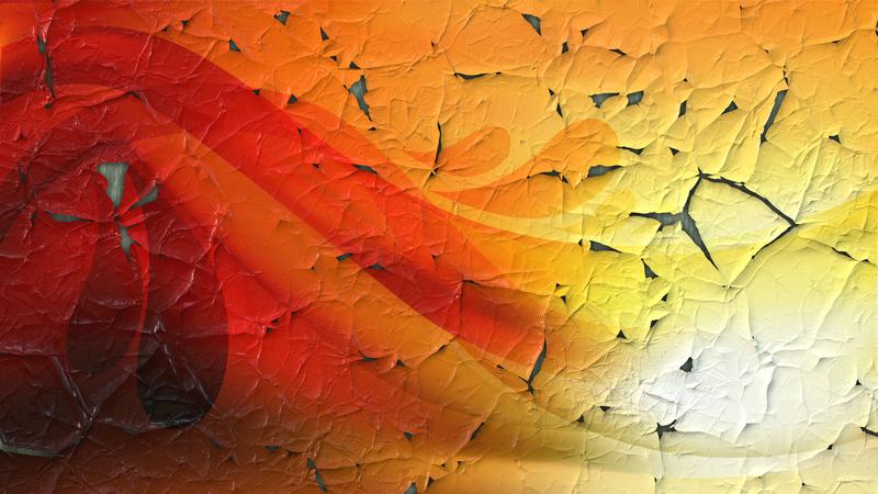 Red Orange and White Grunge Cracked Background Image