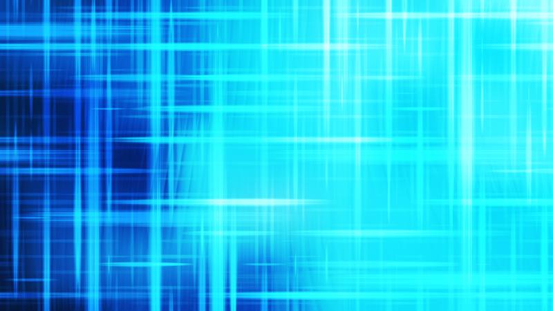 Bright Blue Futuristic Glowing Light Stripes Background