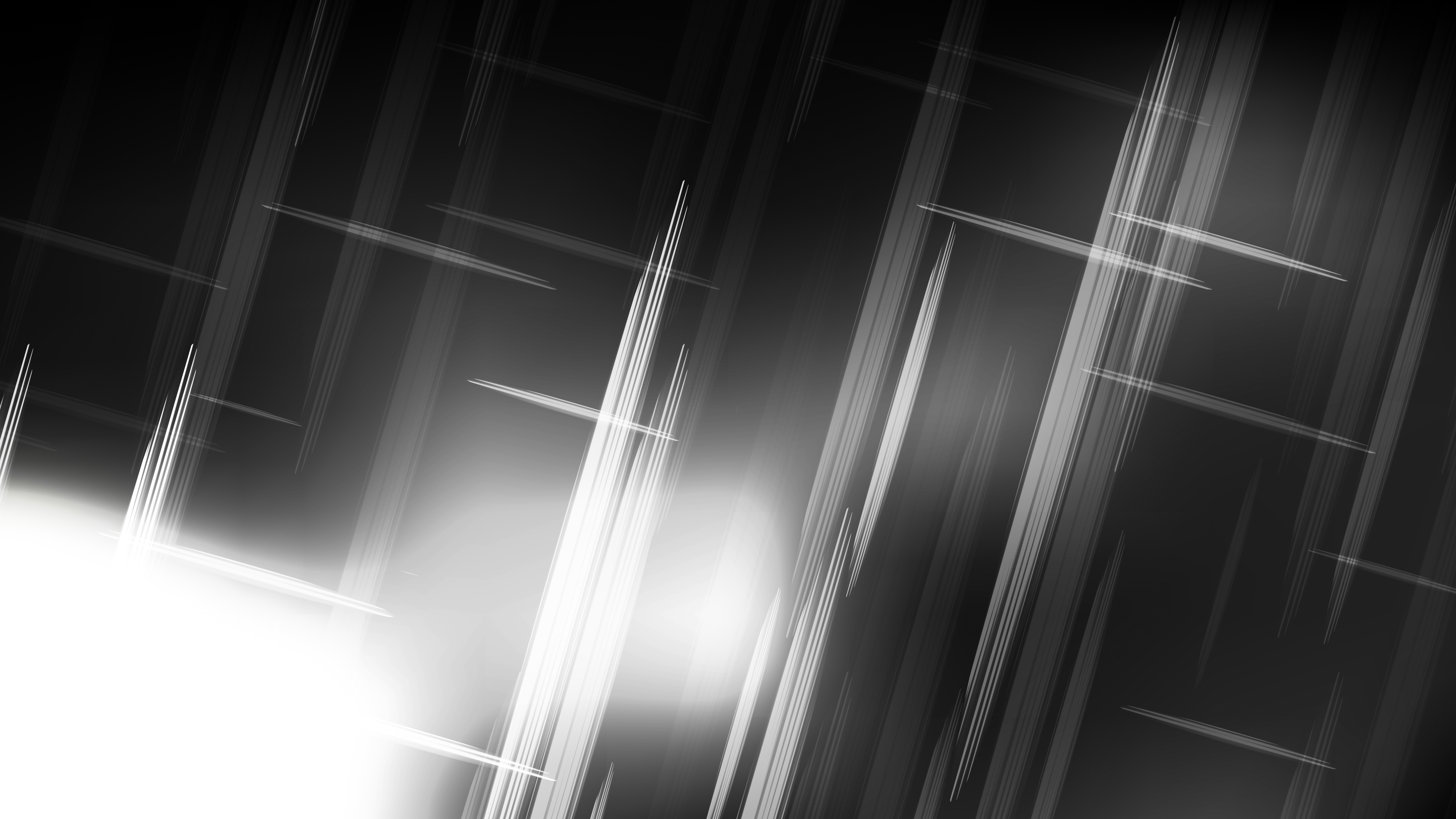 Free Abstract Black and White Futuristic Stripe Background