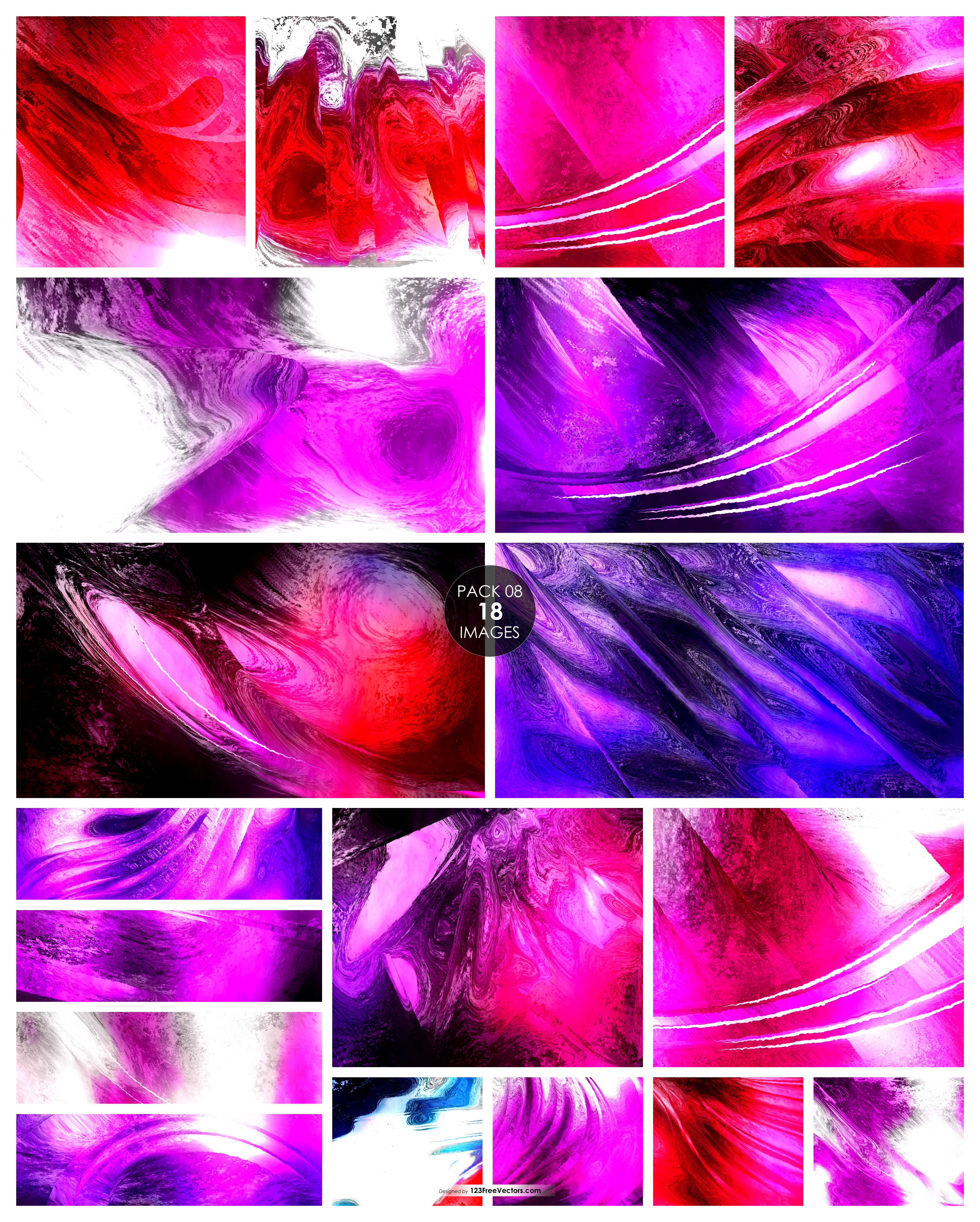 18 Pink and Purple Paint Texture Background Pack 08