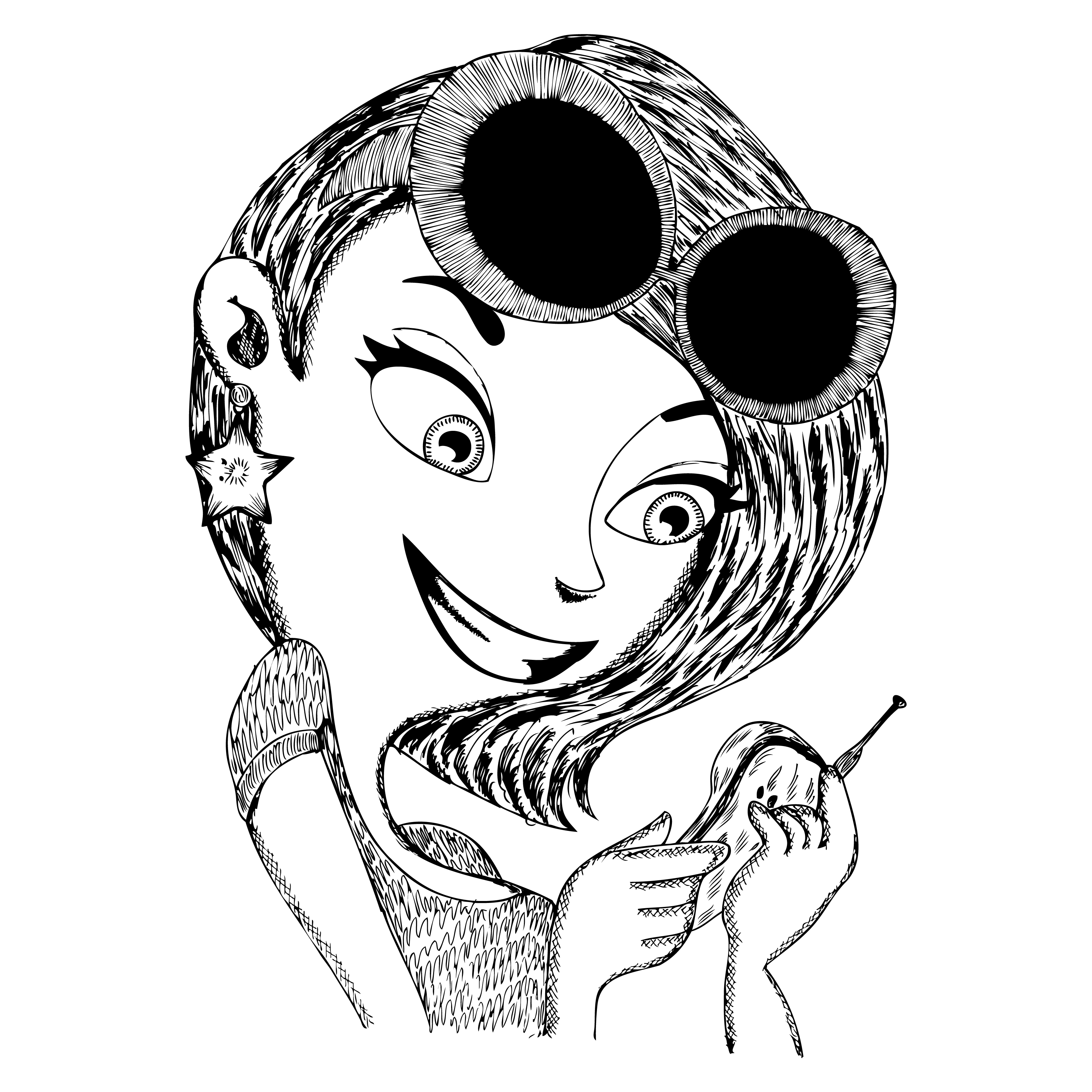 Stylish Woman with Sunglasses