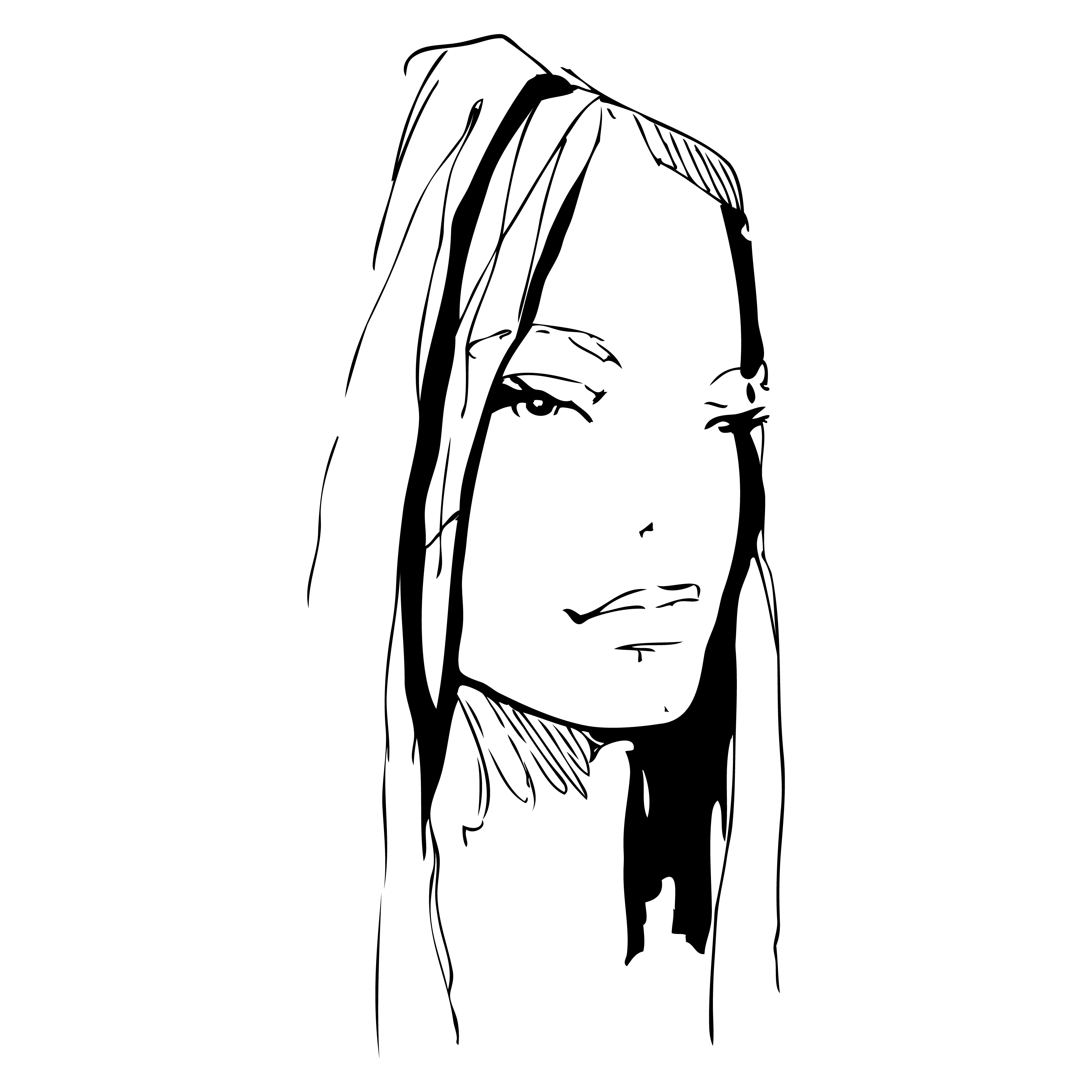 Elegant Face Sketch