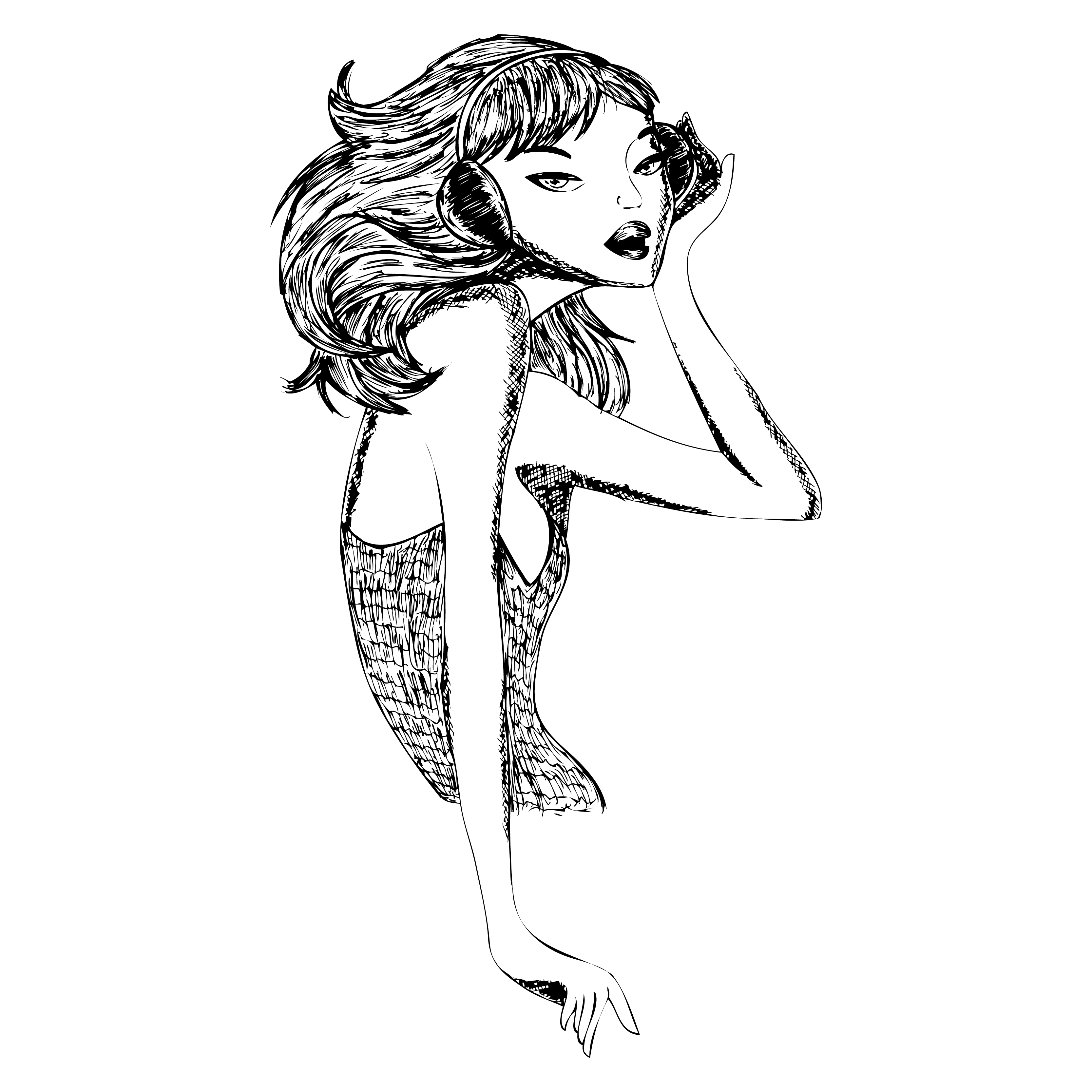 Woman with Headphones