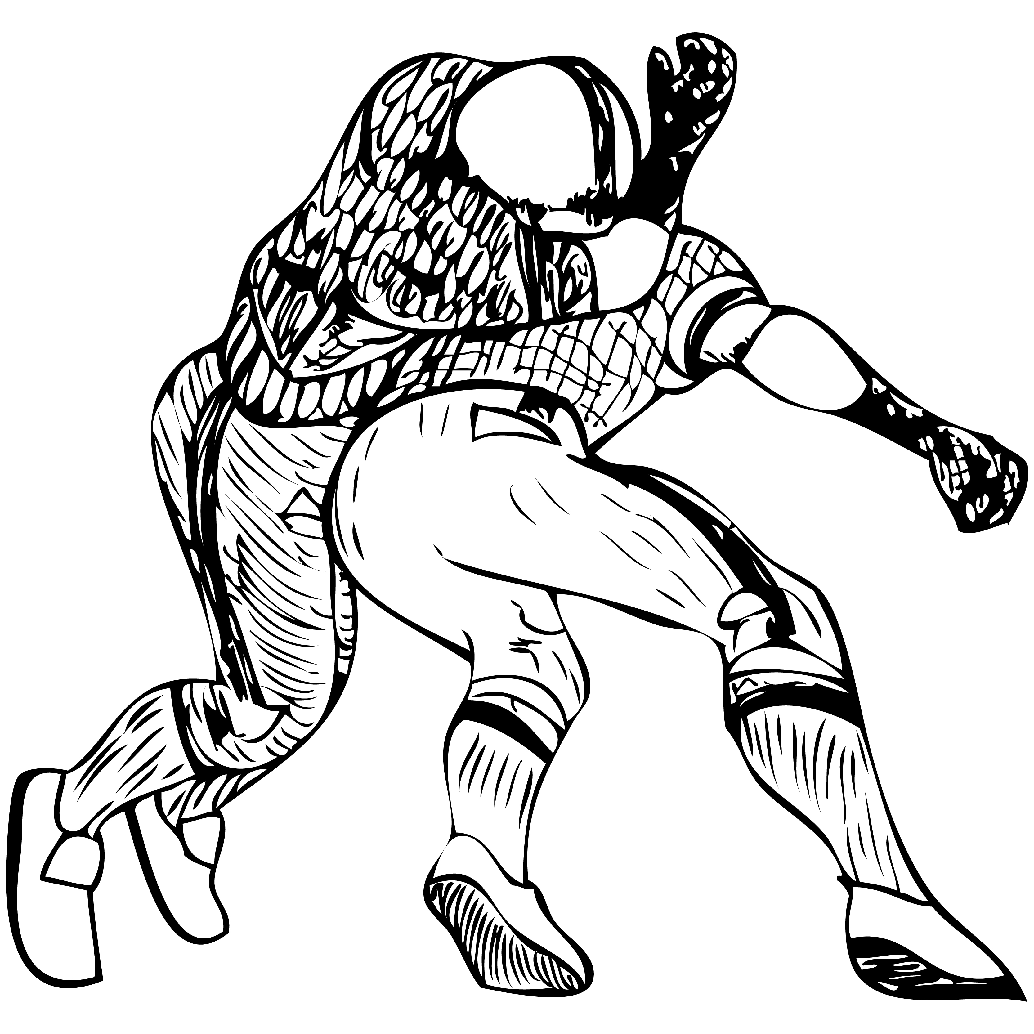 Football Players in Action