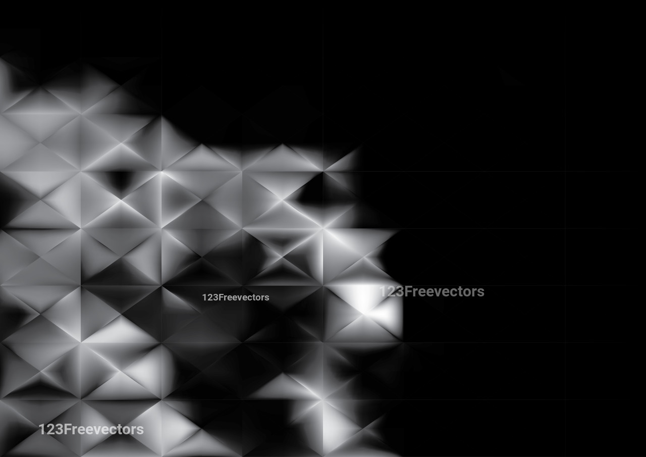 Abstract Black and Grey Triangle Background