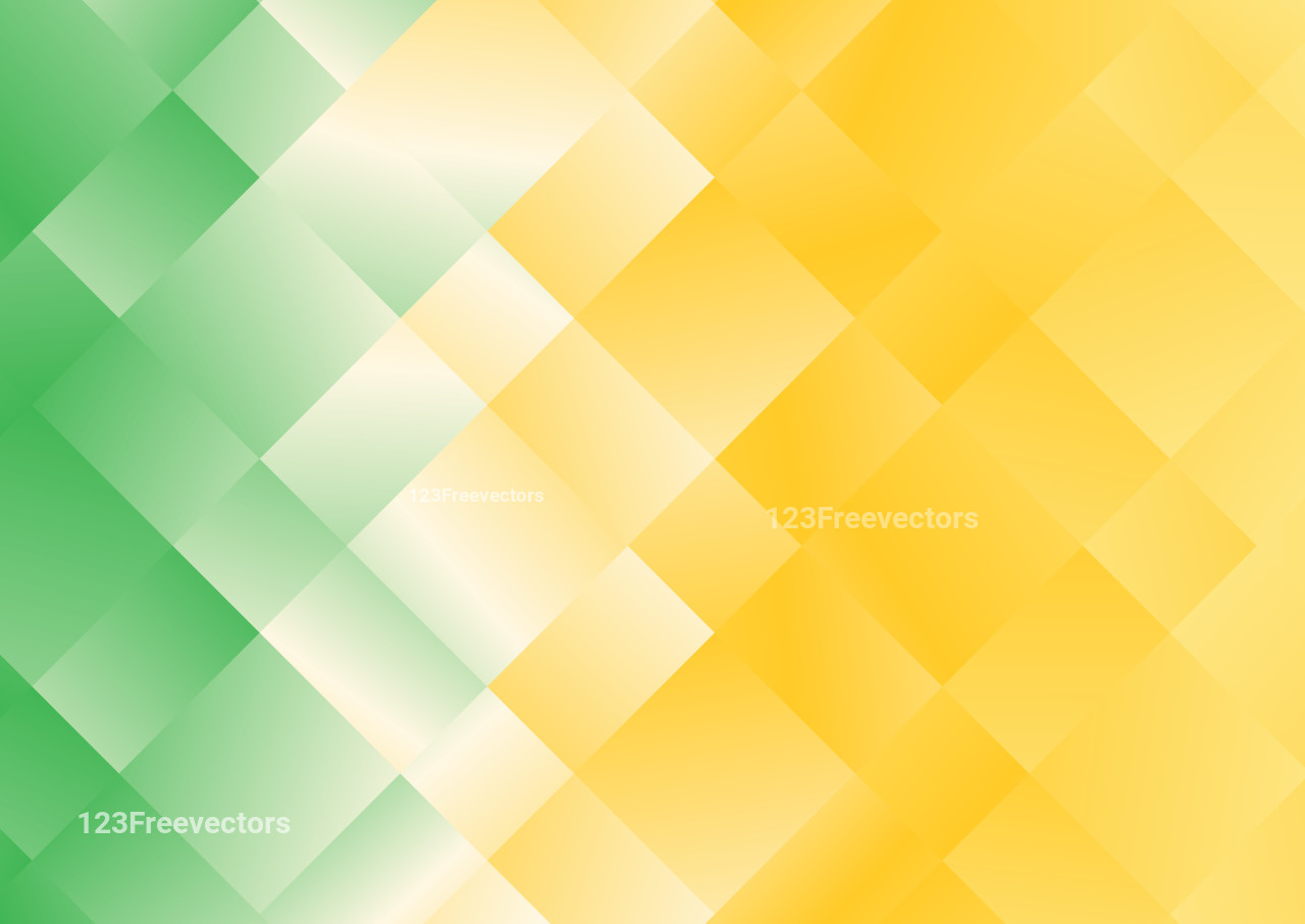 Green Yellow and White Gradient Geometric Triangle Pattern Background Vector