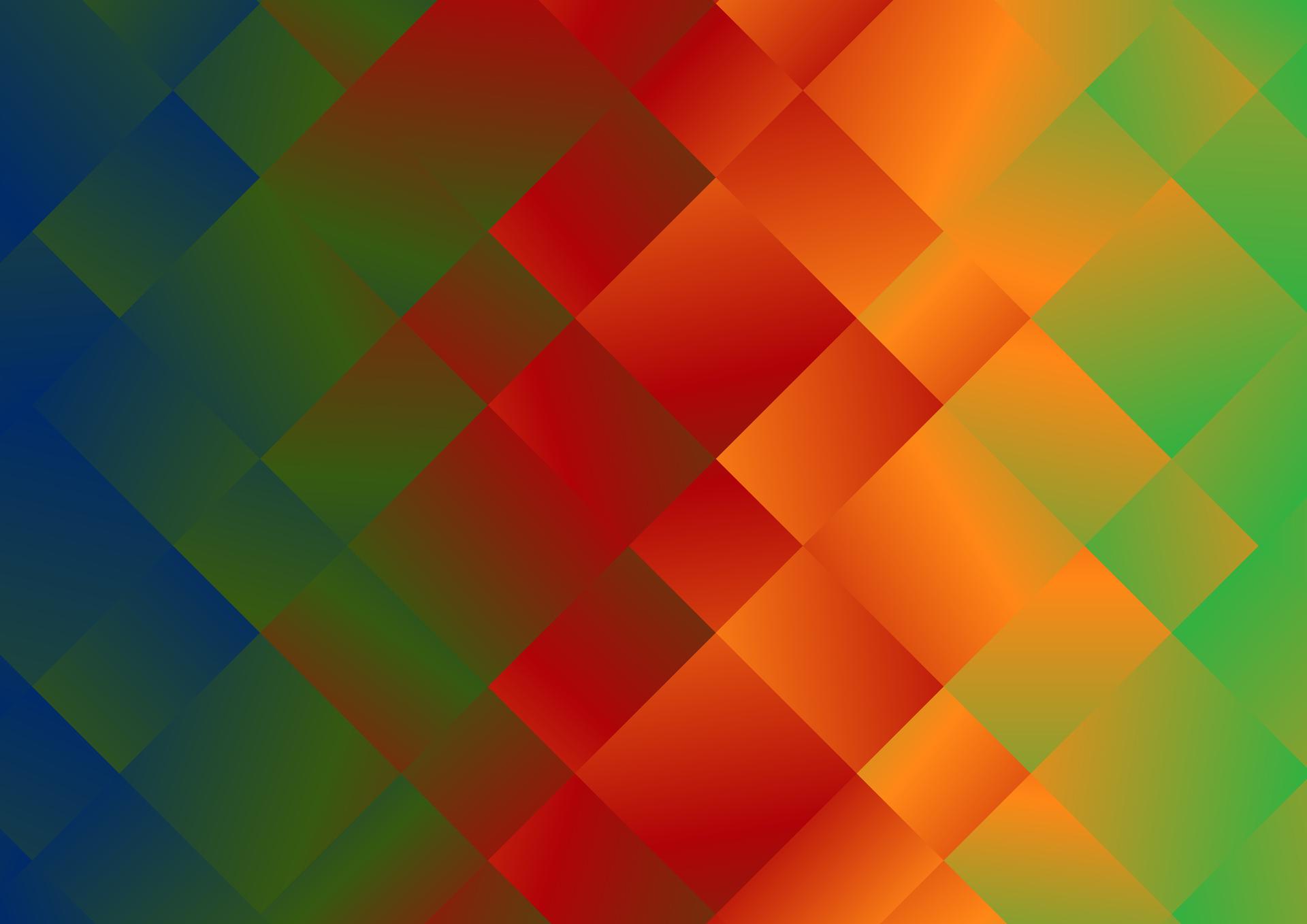 Red Green and Blue Gradient Triangle Pattern Background