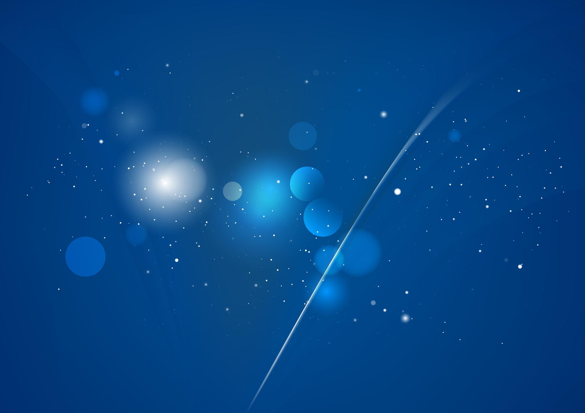 Blue Starry Abstract
