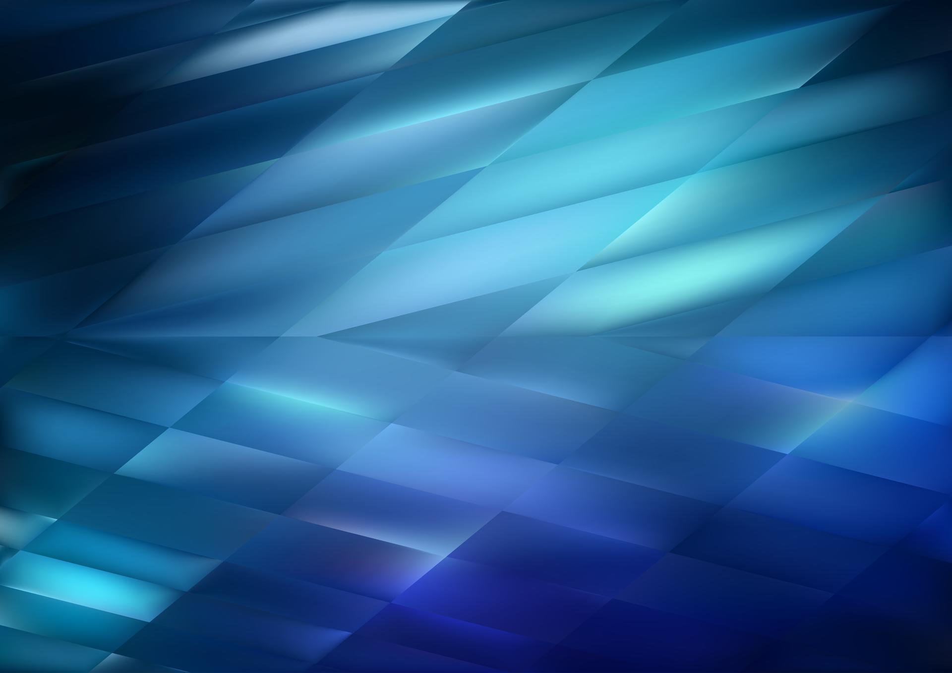 Abstract Blue Geometric Background