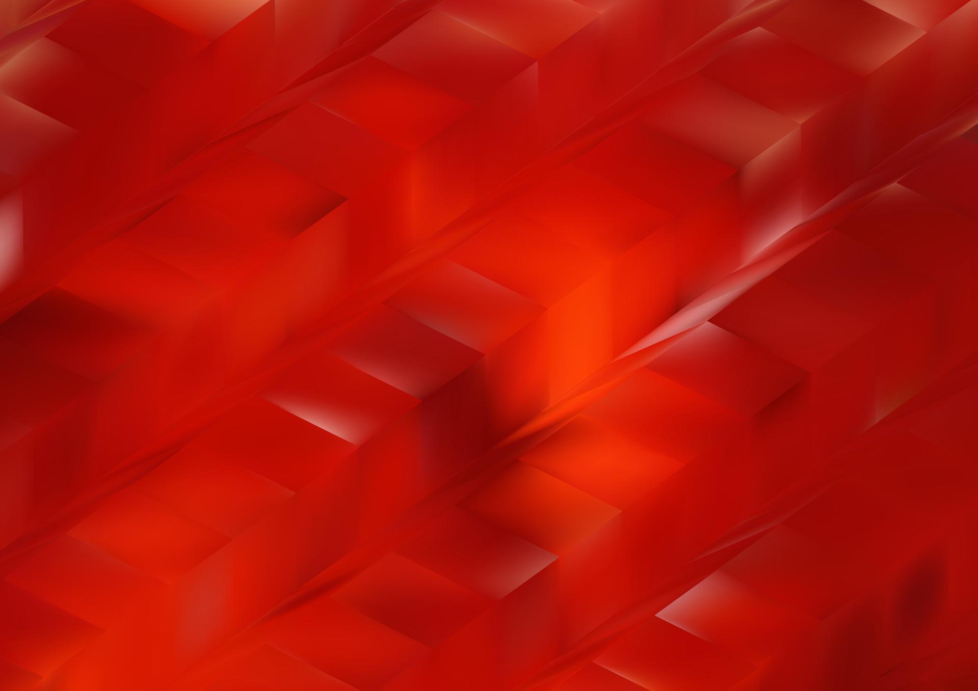 Red Geometric Background