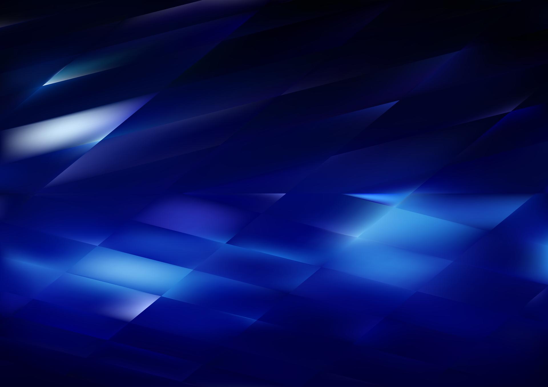 Abstract Blue Geometric Design