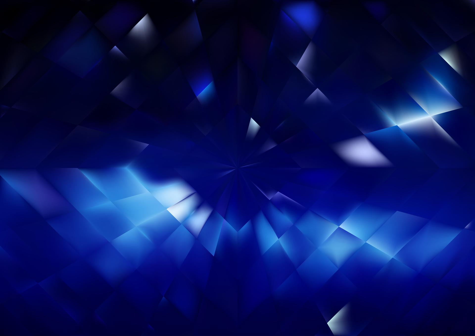 Abstract Blue Geometric Background