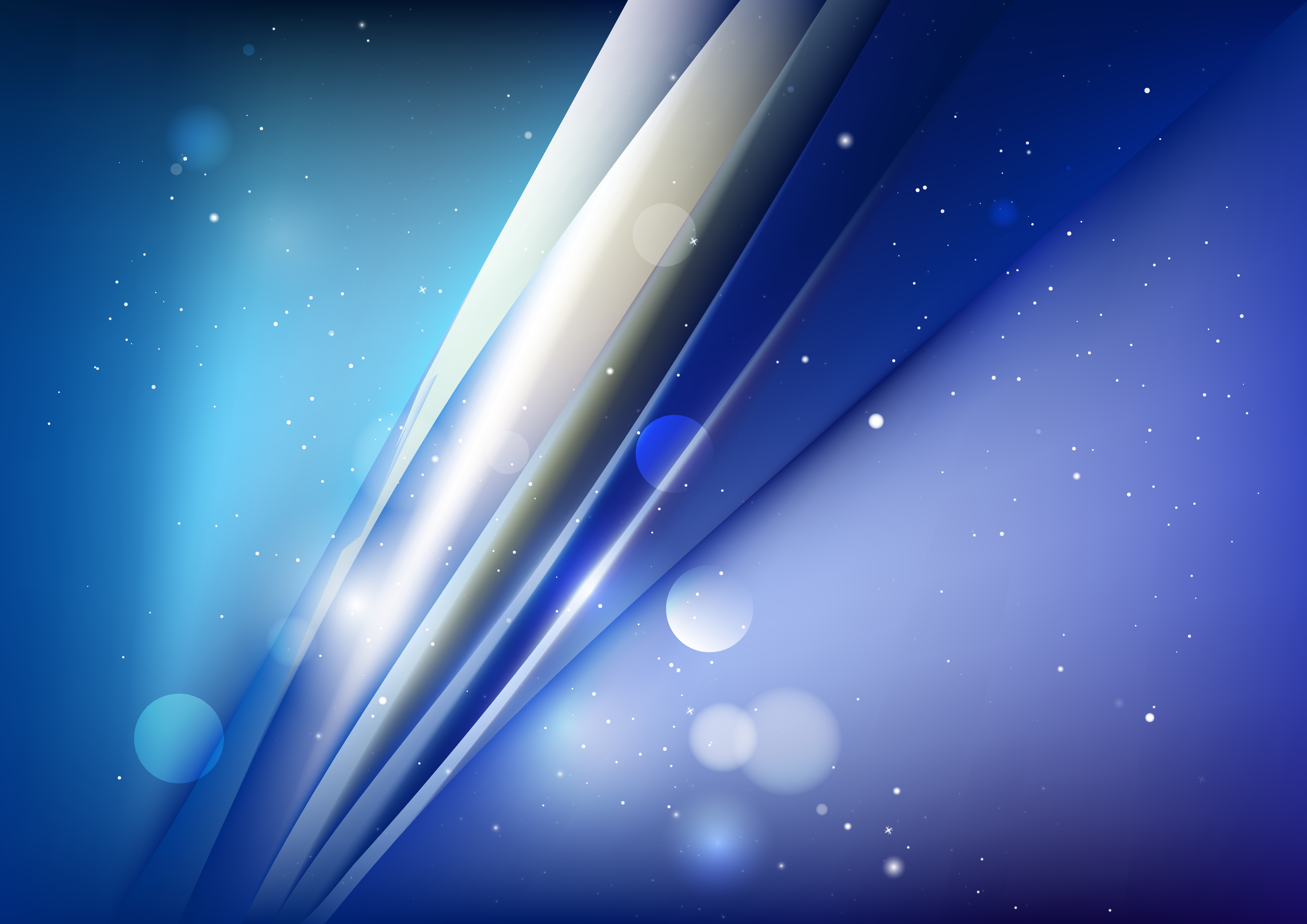 Abstract Blue and White Lines