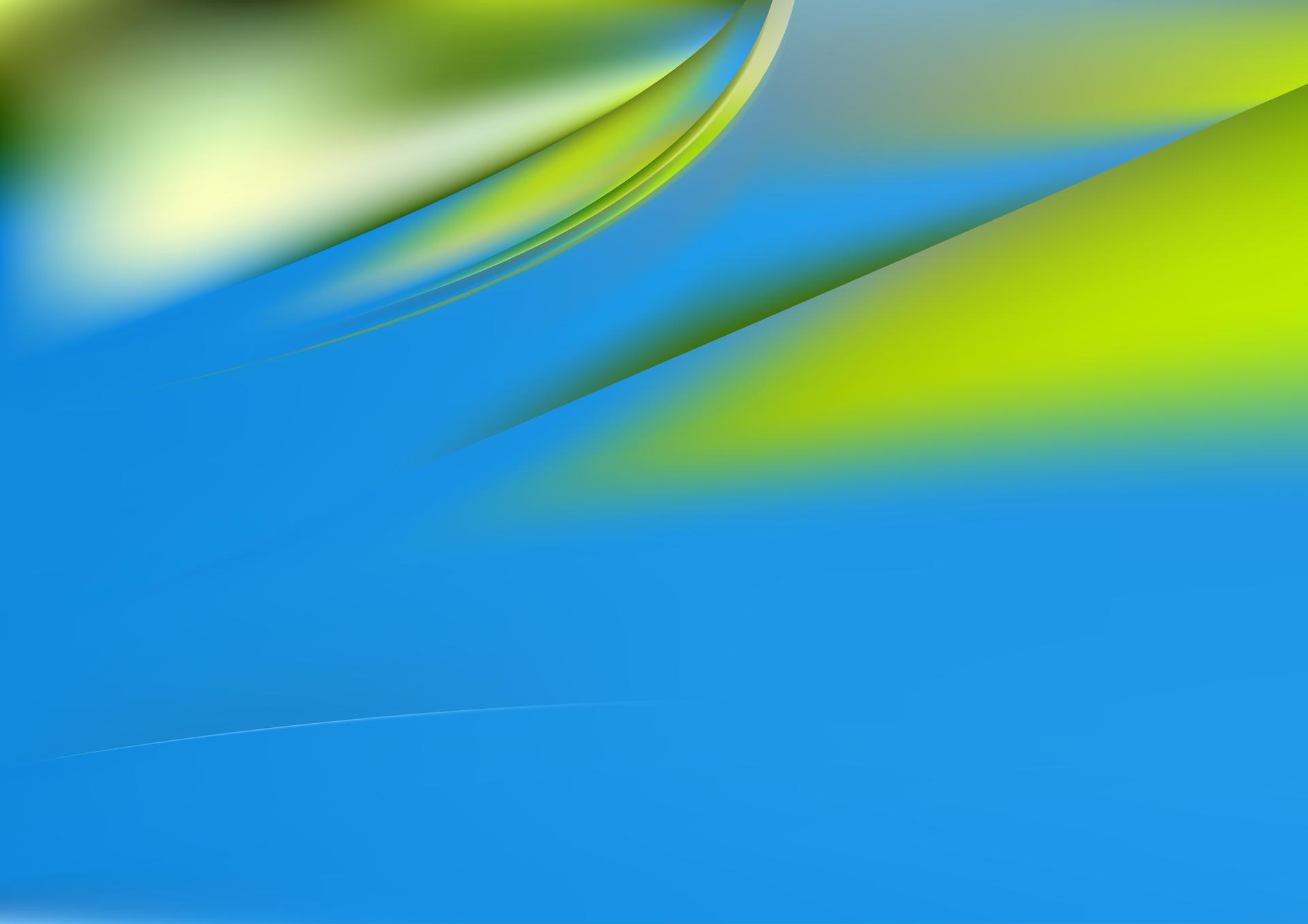 Abstract Blue and Green Design