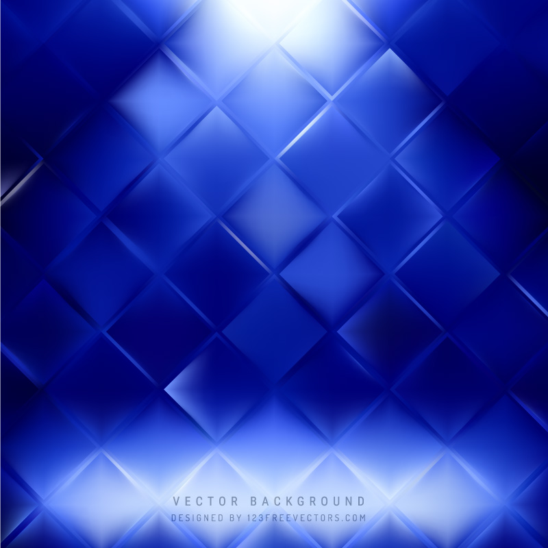 Cobalt Blue Square Background