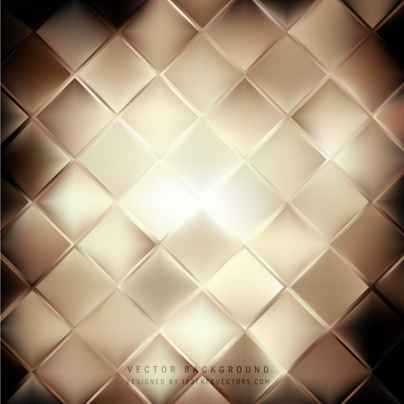 Brown Square Background Template