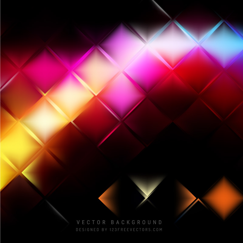 Abstract Colorful Geometric Square Background