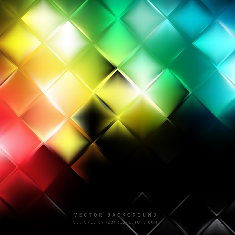 Abstract Colorful Square Background Design