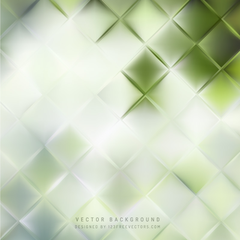 Abstract Light Green Square Background Design