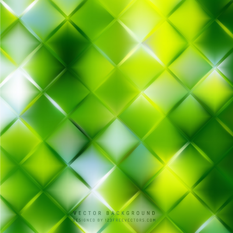 Yellow Green Square Background