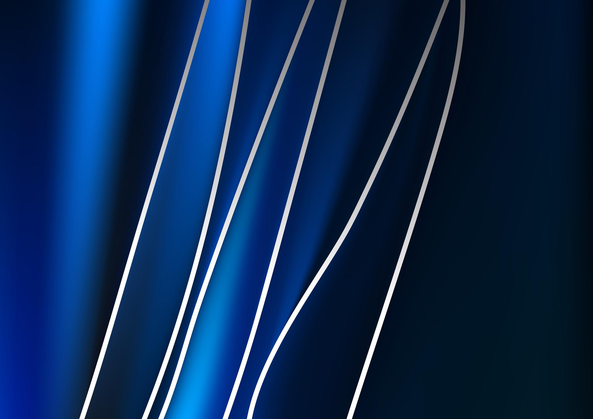 Abstract Blue and White Lines
