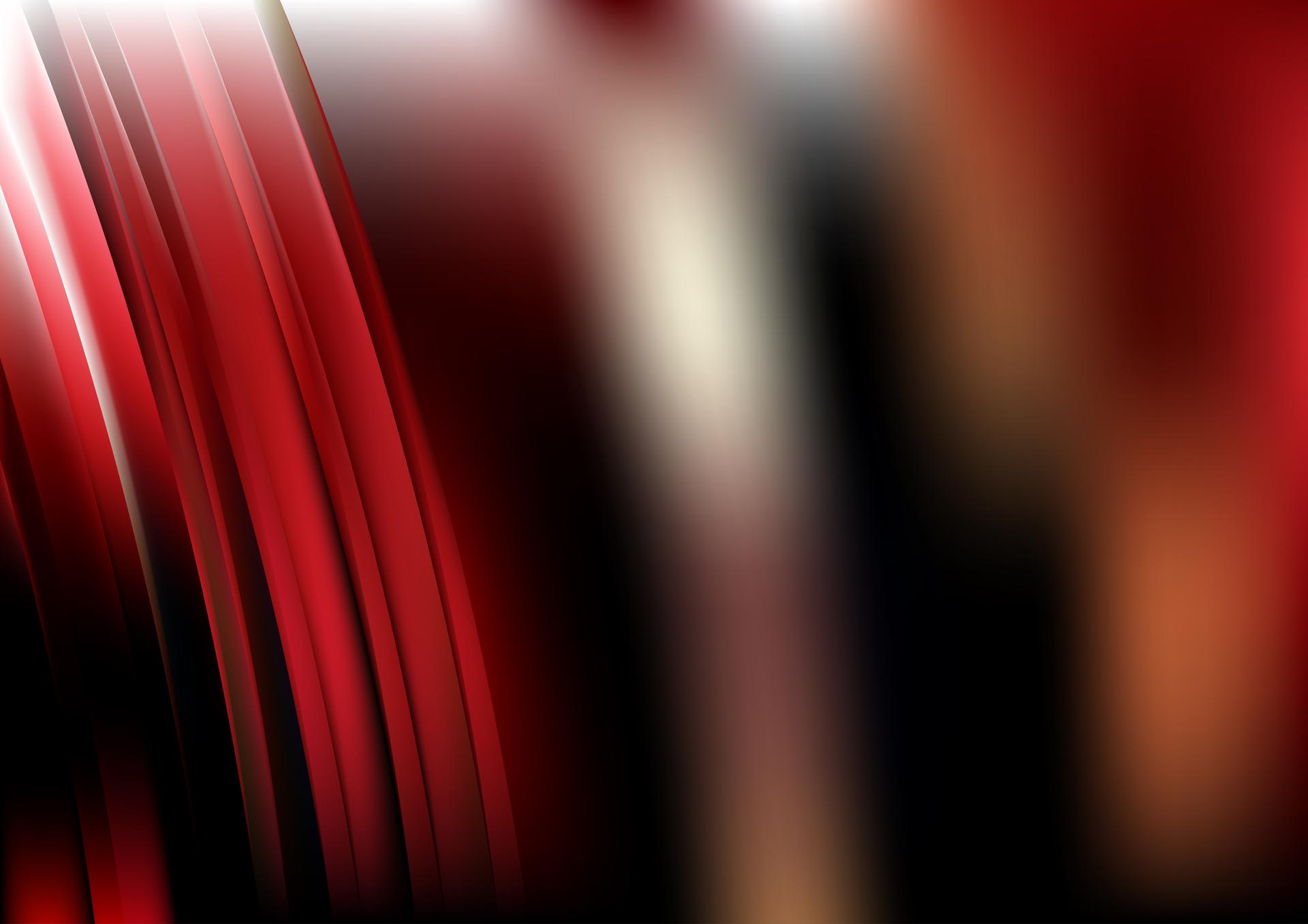 Red Black and White Shiny Abstract Background Vector