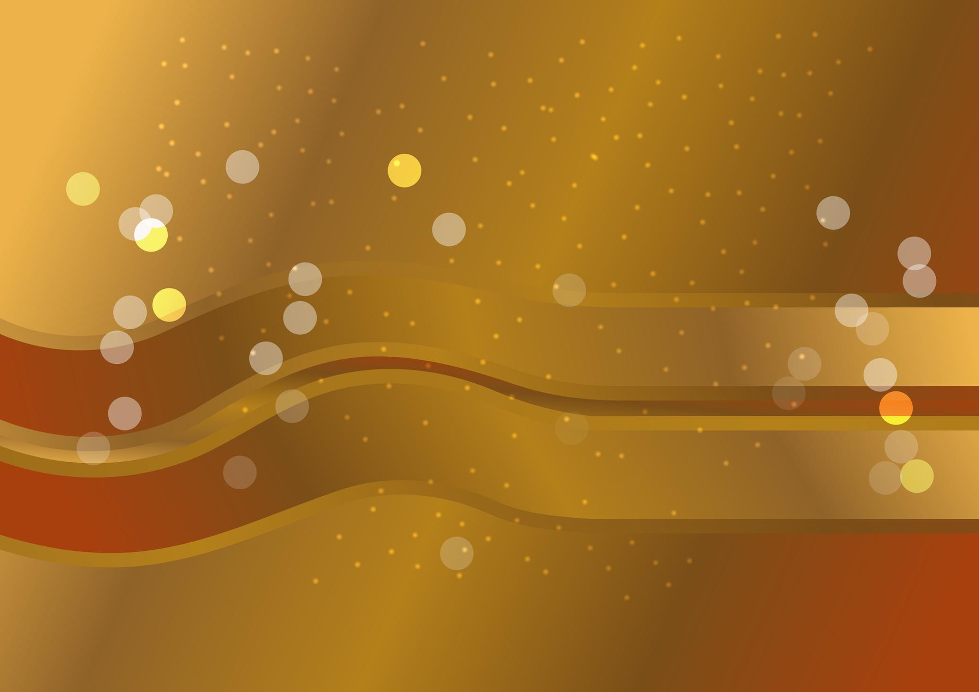 Gold and Orange Gradient Background Vector Art