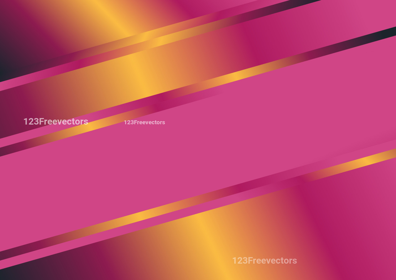 Abstract Pink and Gold Gradient Background Design