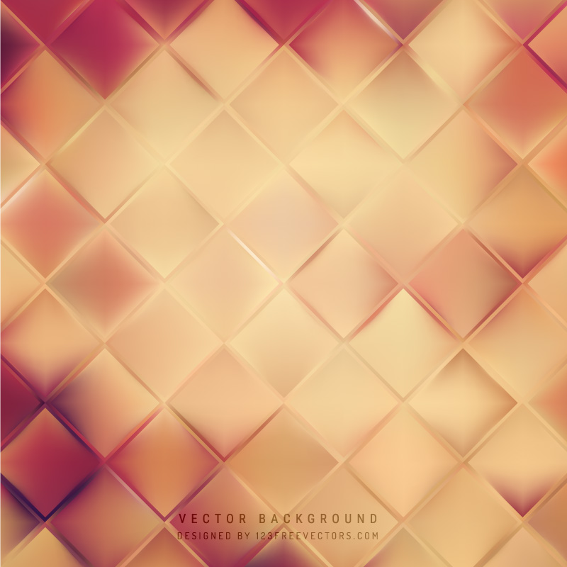 Red Orange Square Background Template