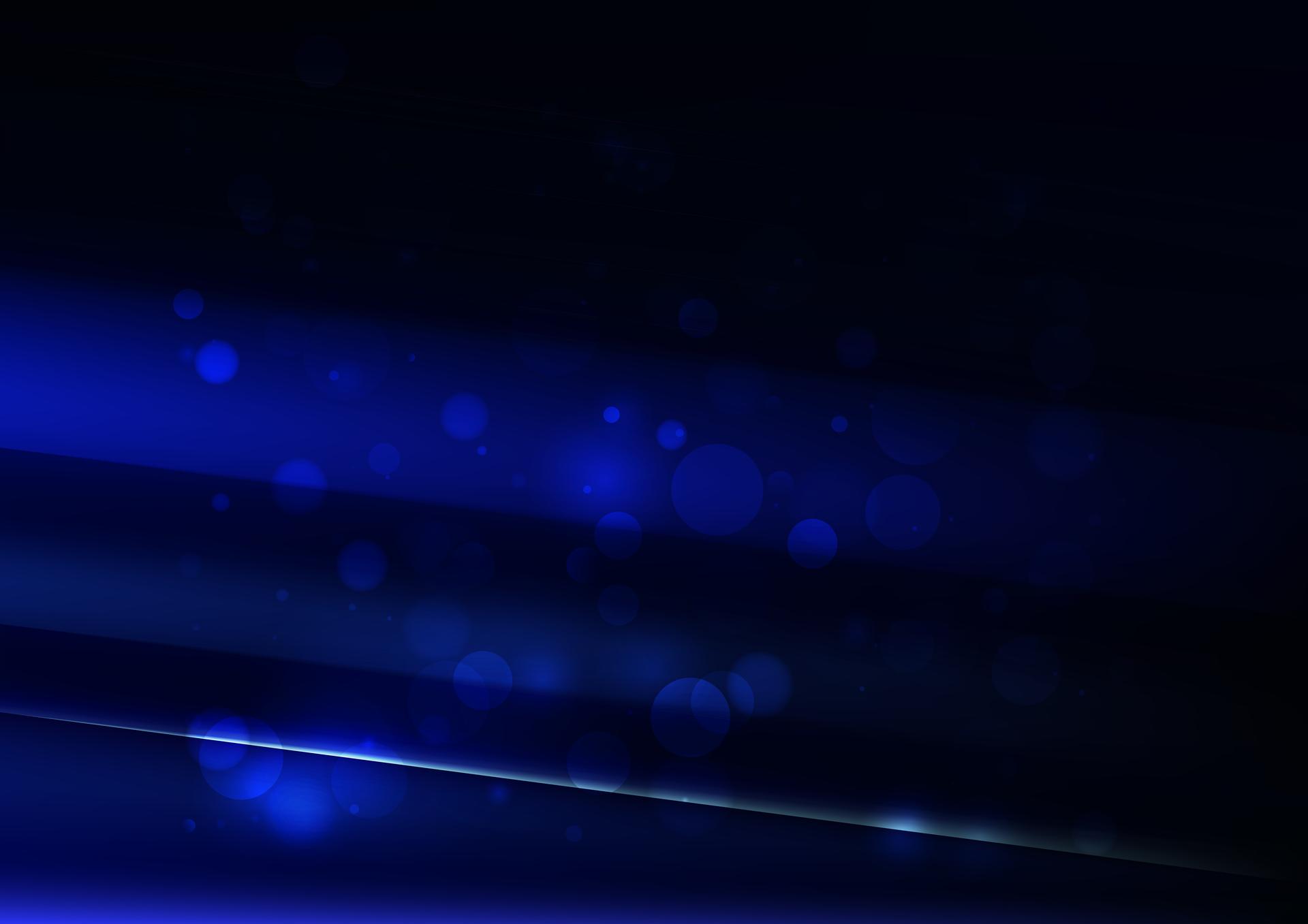 Abstract Cool Blue Blurred Lights Background Graphic