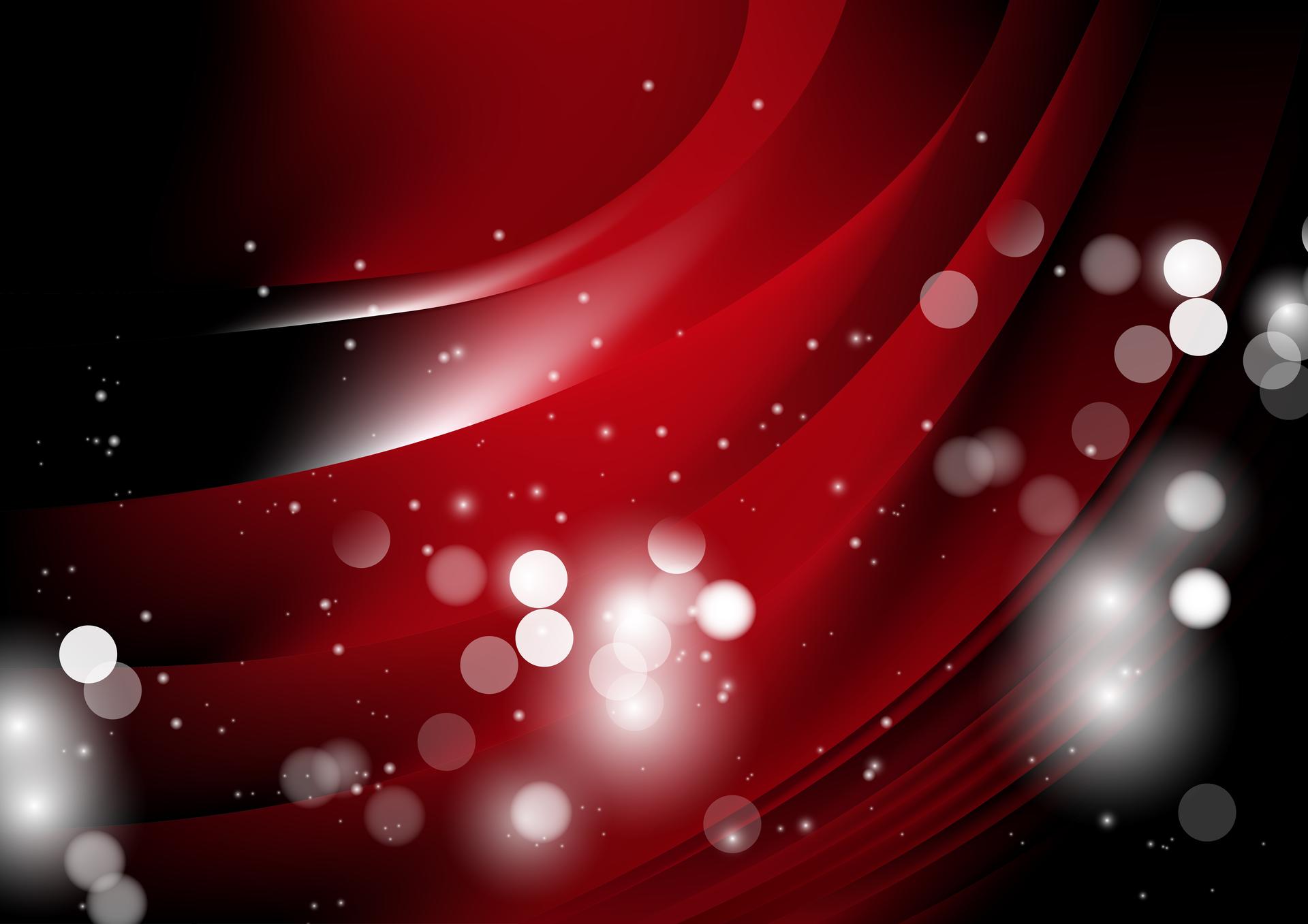 Red Black and White Defocused Lights Background
