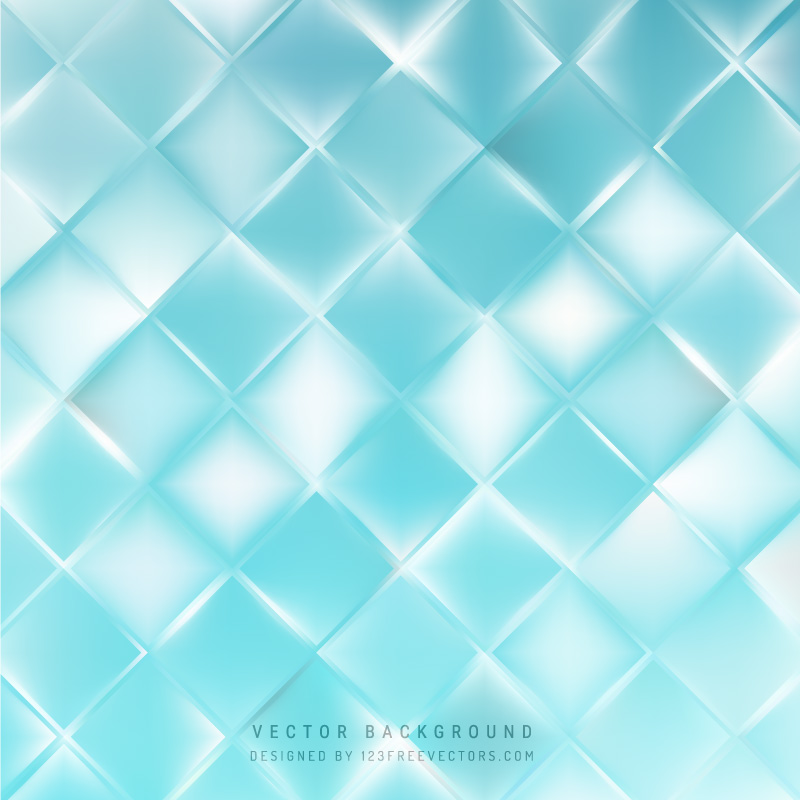 Light Turquoise Square Background Pattern