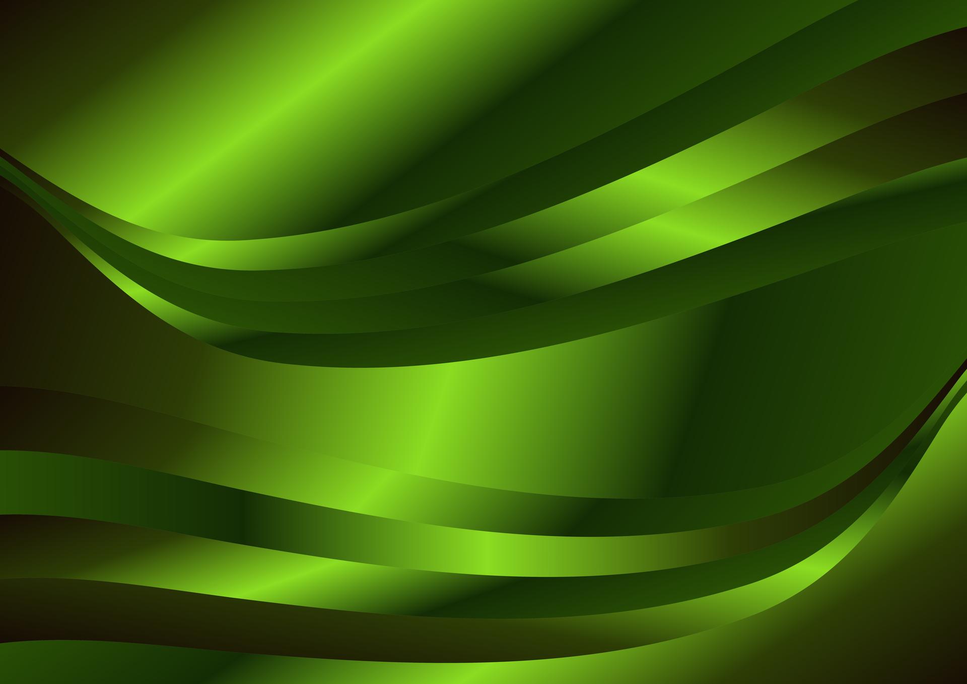 Green Wavy Gradient