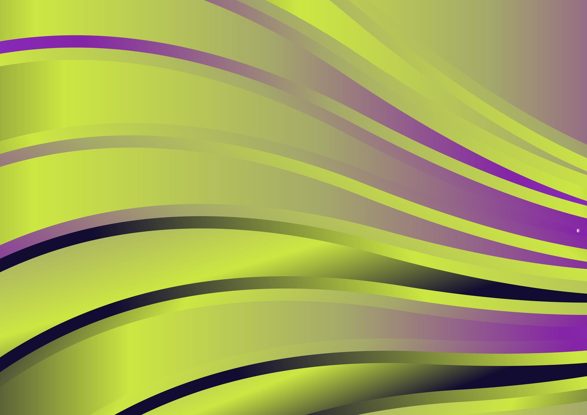 Abstract Purple and Green Gradient Wavy Background