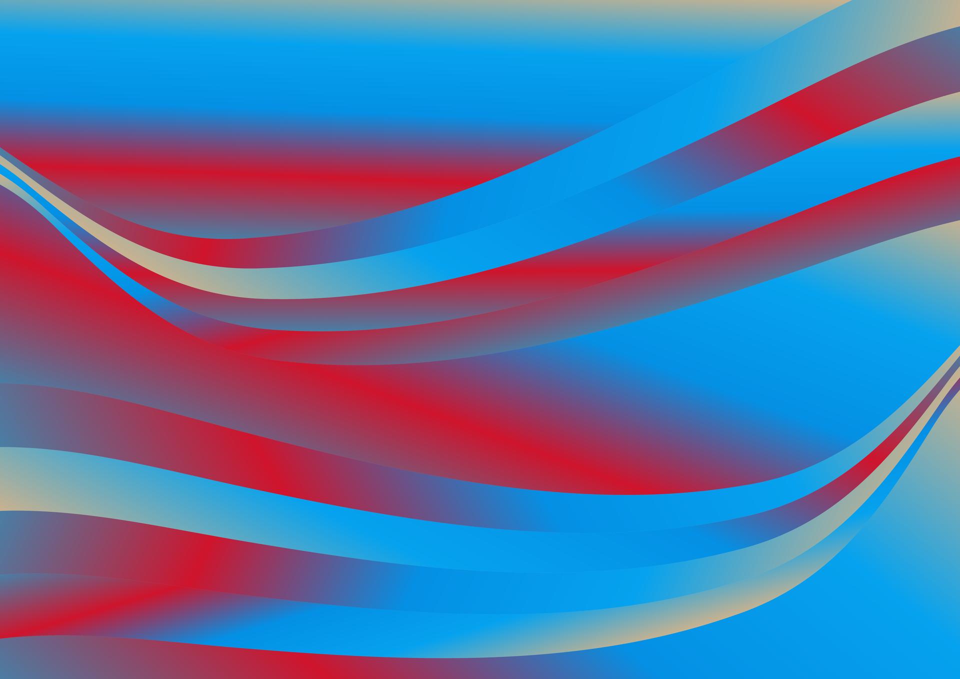 Brown Red and Blue Gradient Wavy Background Image