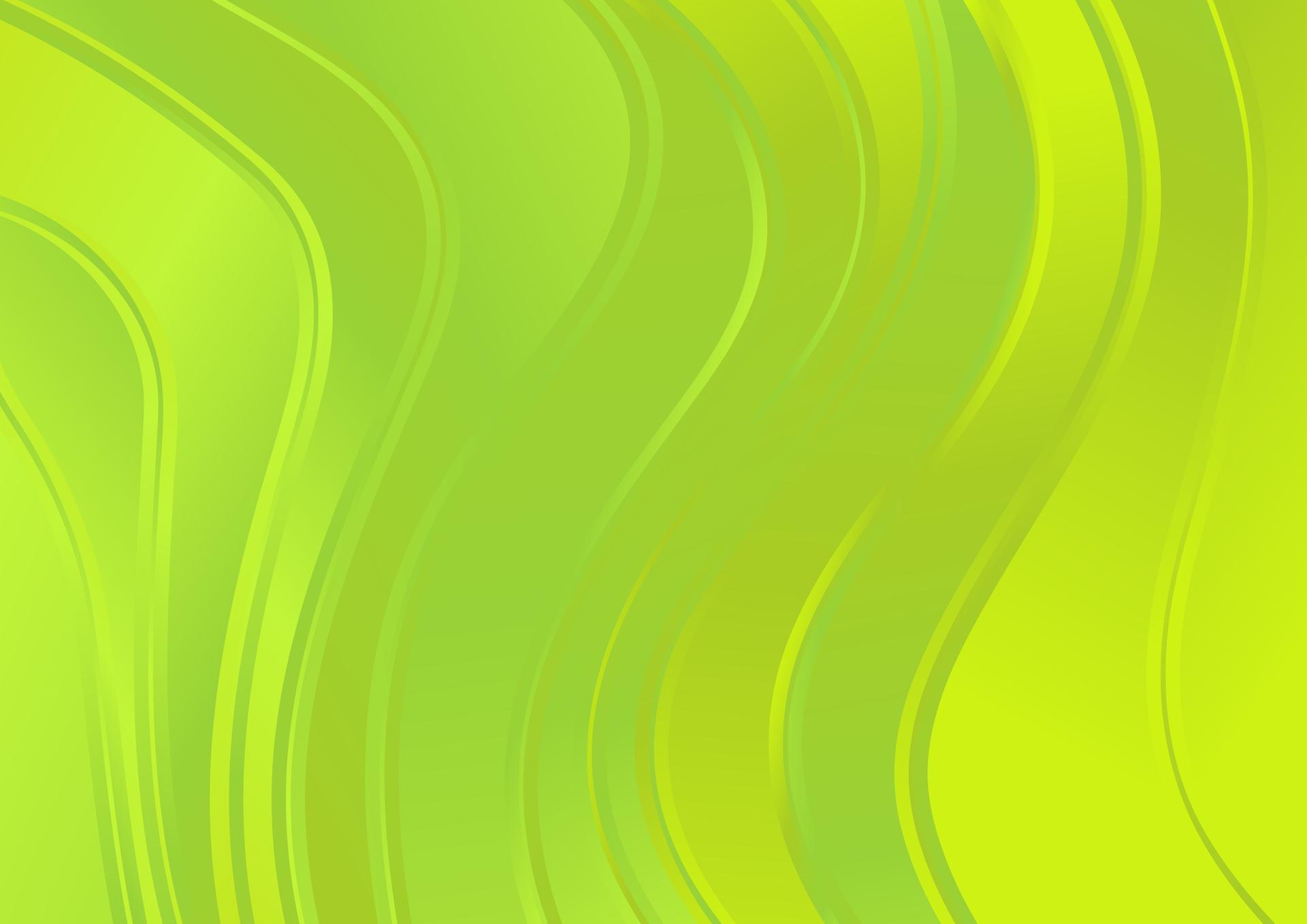 Abstract Wavy Green Background