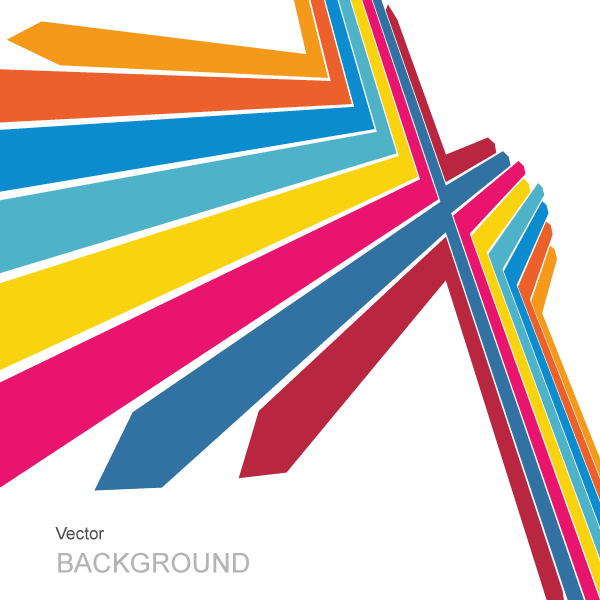 Color Arrows Background Vector Illustration Free