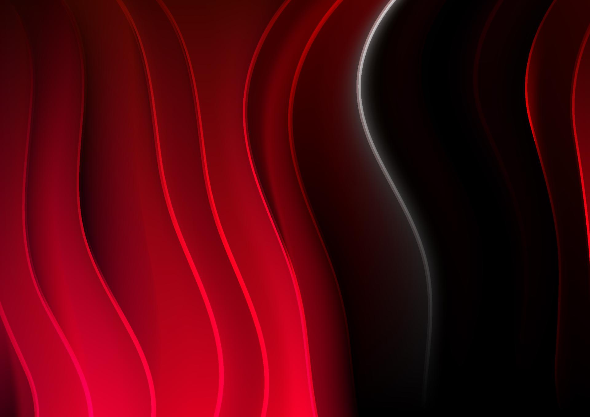 Cool Red 3D Vertical Wavy Lines Background