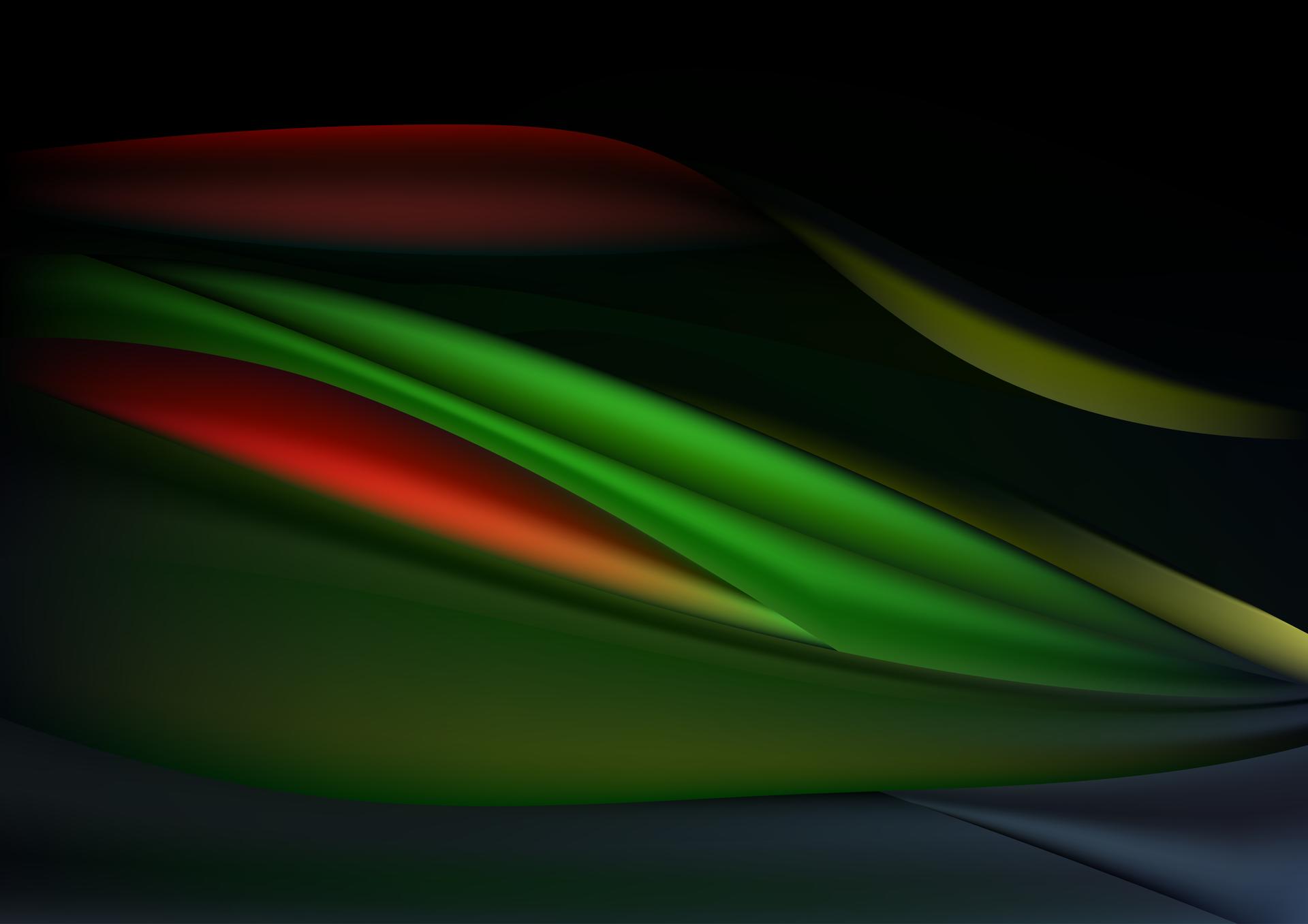 Abstract Glowing Cool Wave Background Vector Illustration