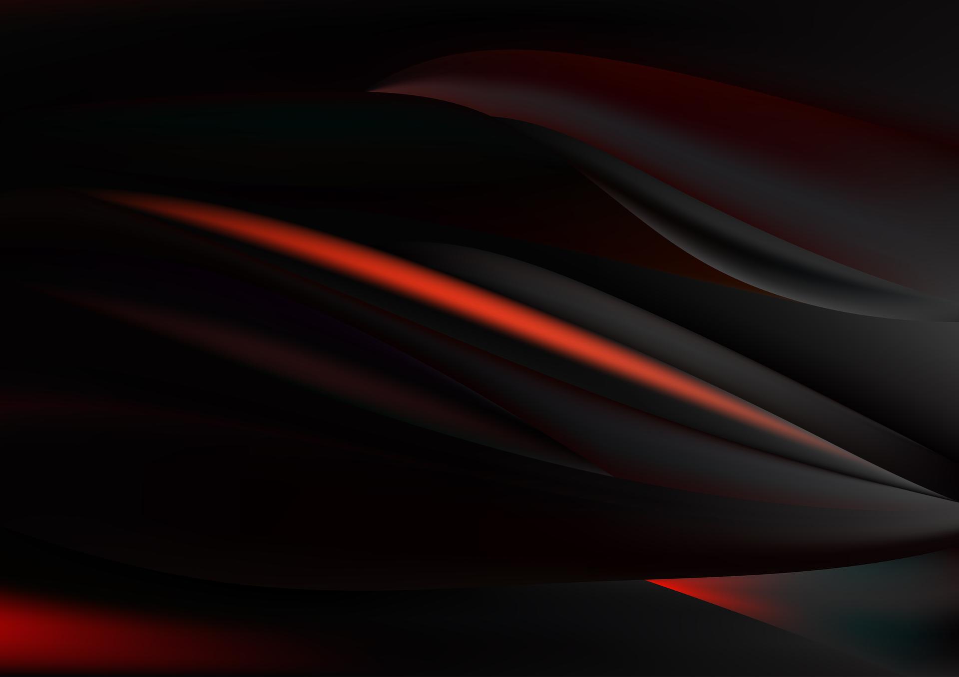 Abstract Cool Red Wavy Background Vector Image