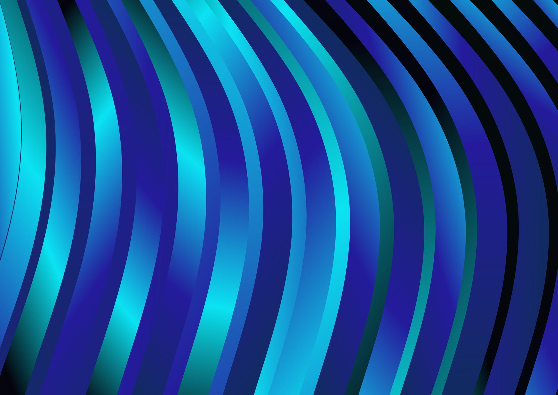Blue Wave Abstract