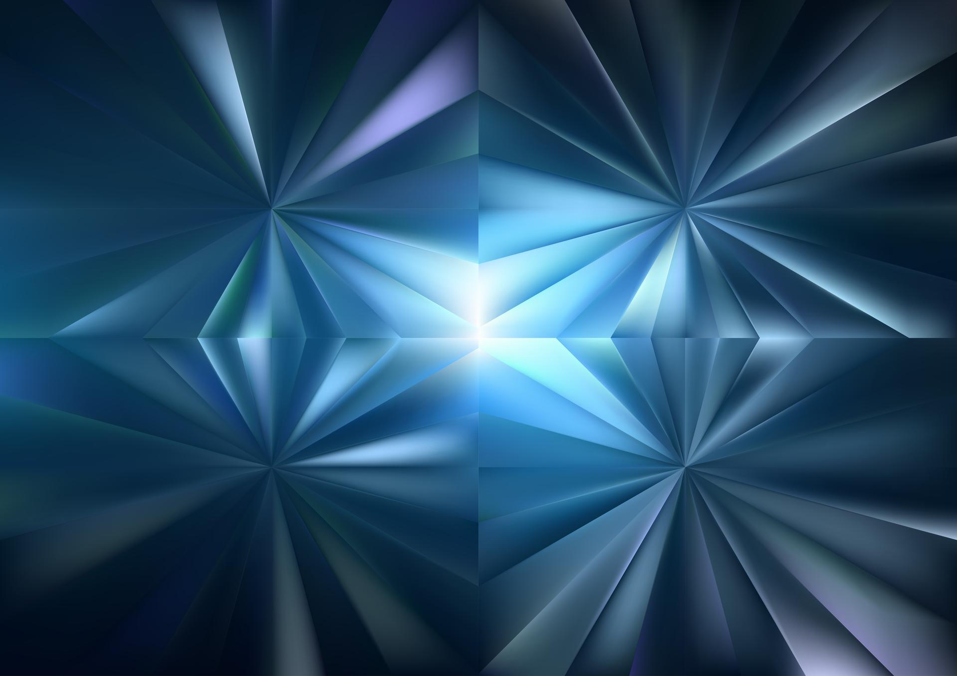 Dark Blue Rays Background