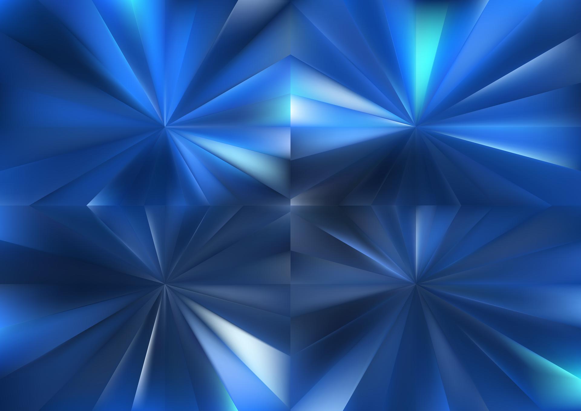 Dark Blue Radial Background
