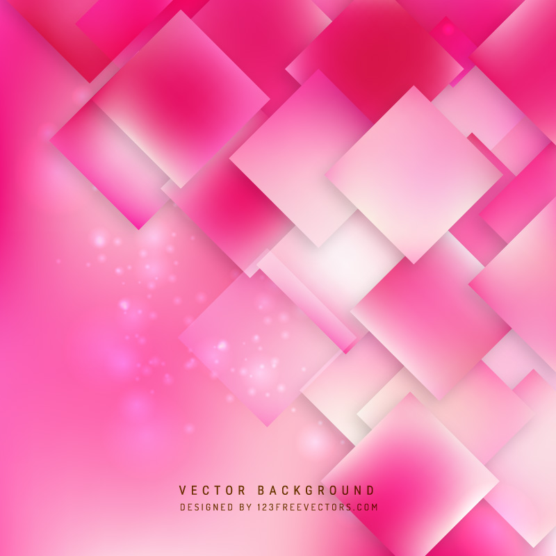Abstract Pink Square Background Template