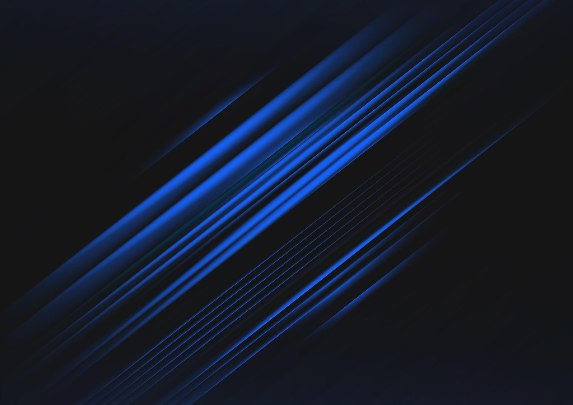 Cool Blue Shiny Diagonal Lines Abstract Background Illustration