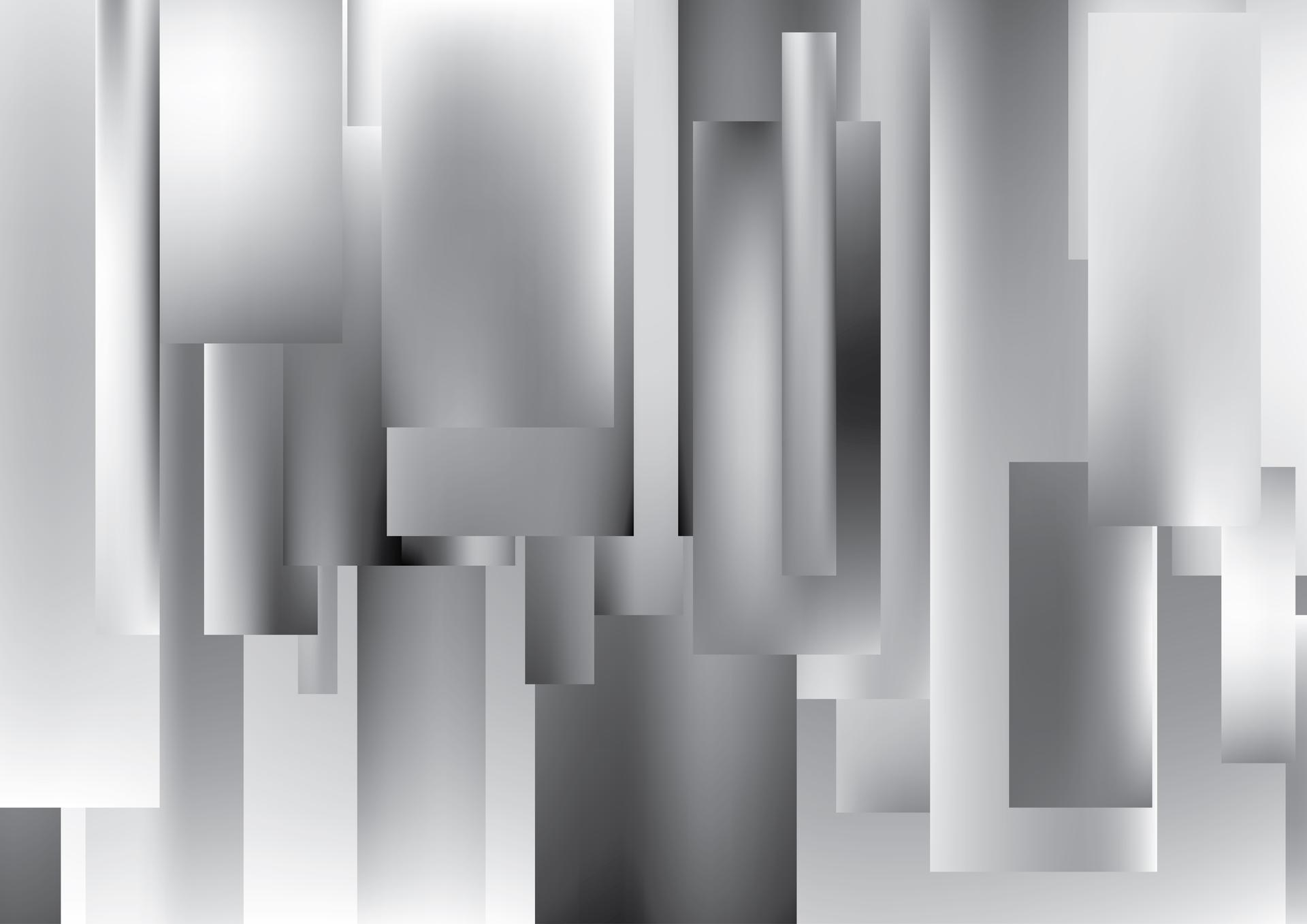 Gray Rectangular Shapes Abstract Background