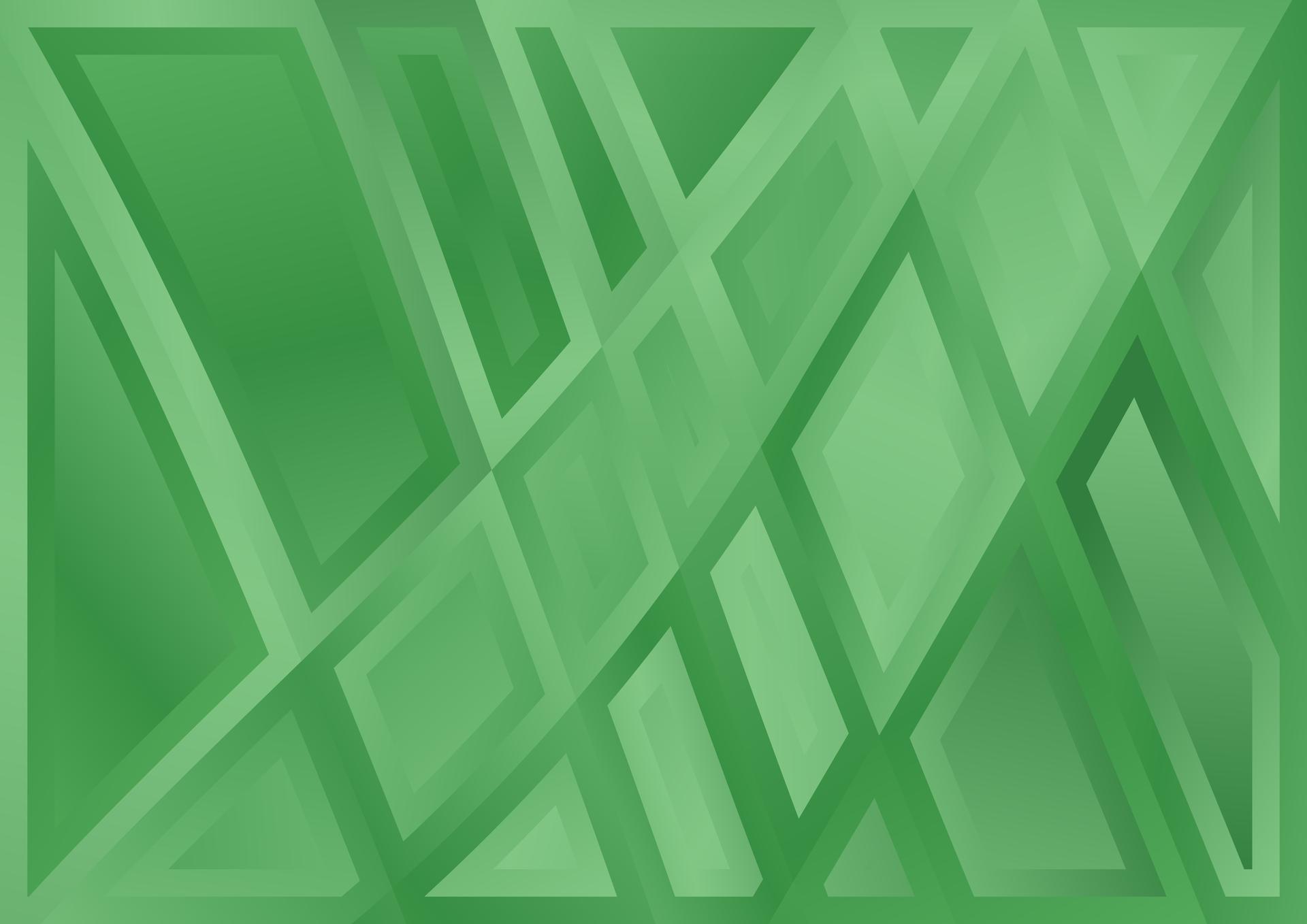 Green Geometric Pattern