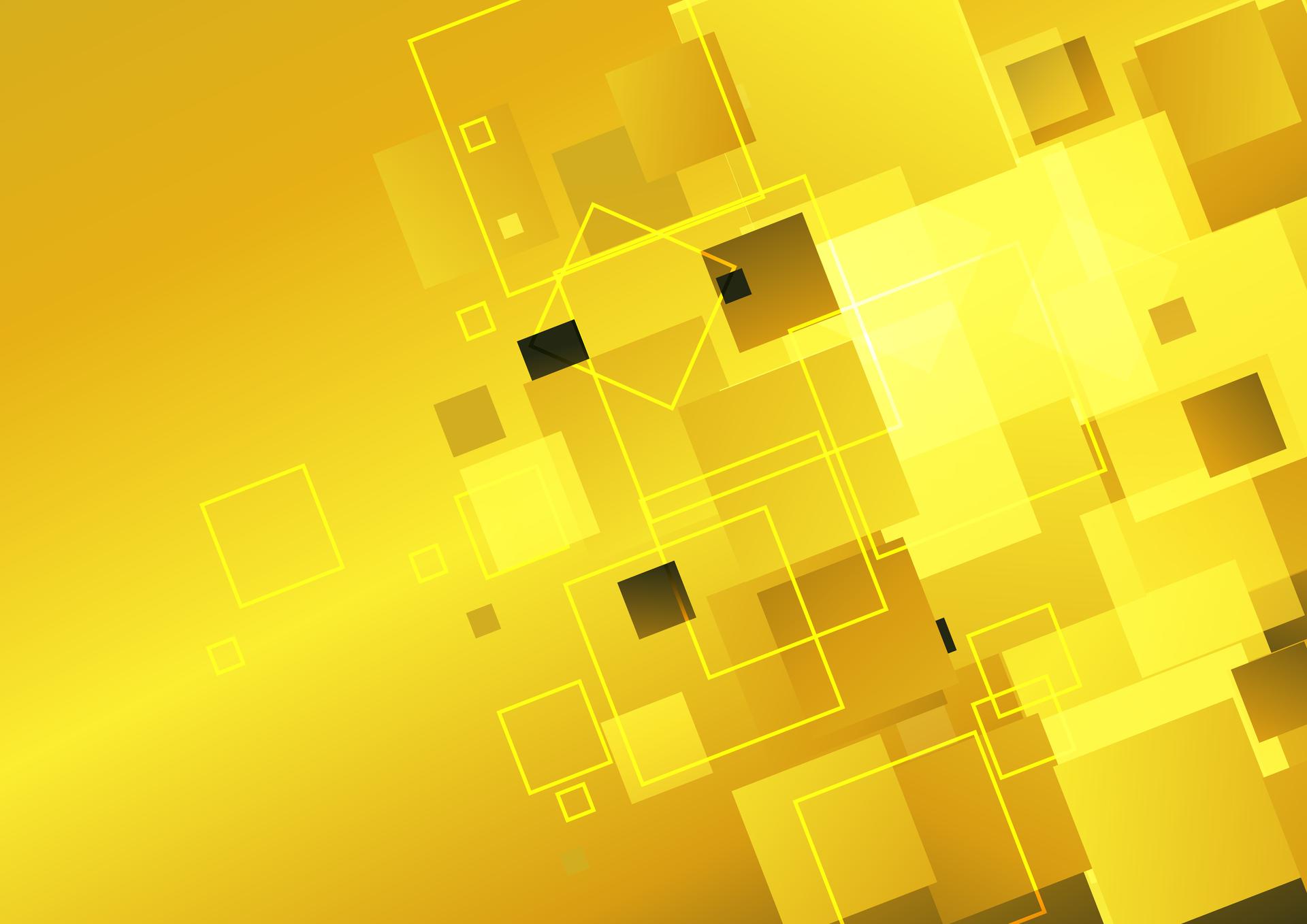 Golden Square Abstract