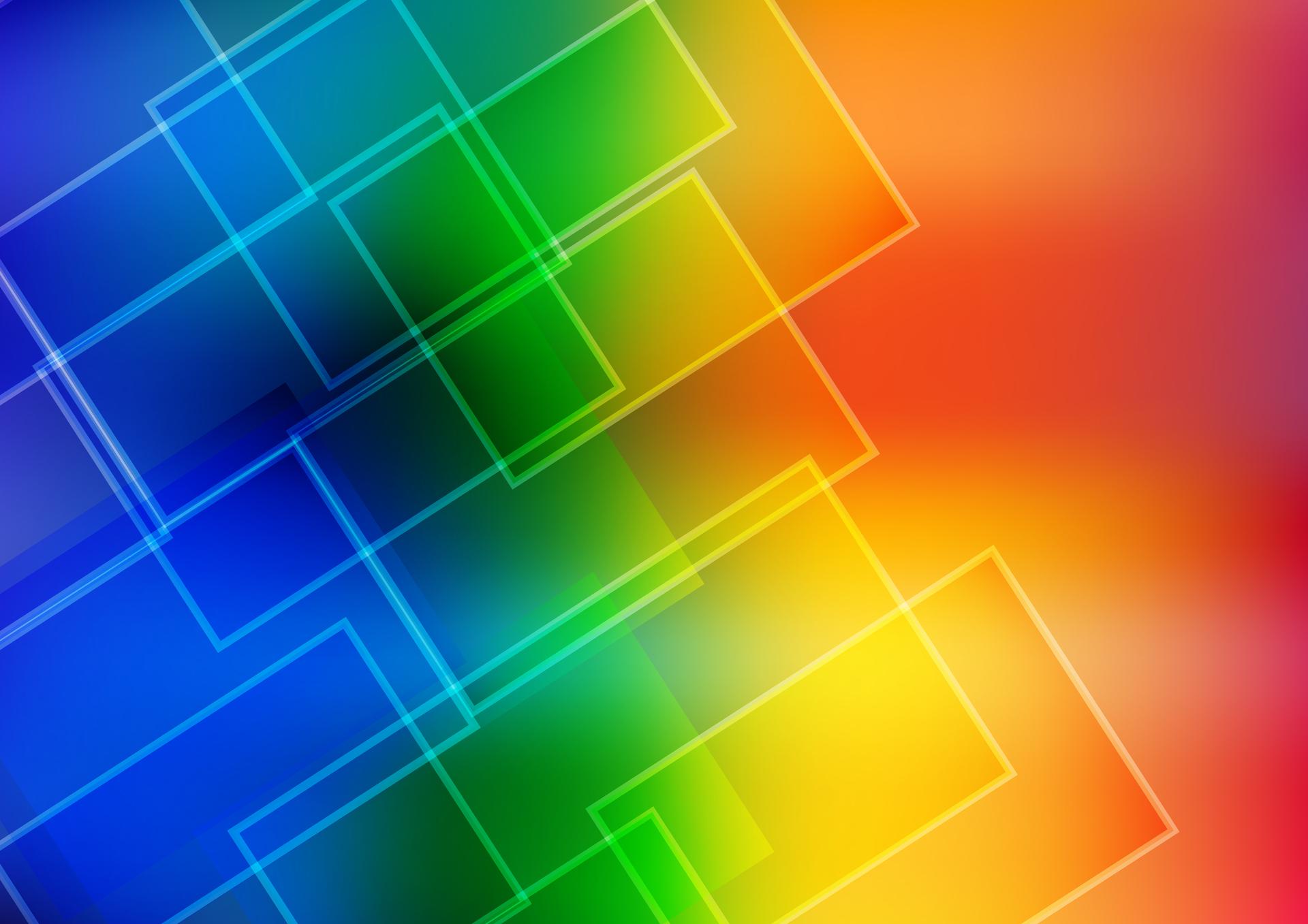 Modern Colorful Square Abstract Background Design